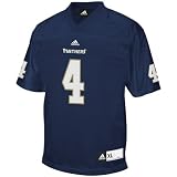 NCAA adidas Florida International Golden Panthers #4 Replica Football Jersey - Navy Blue (Large)