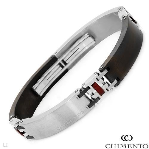 CHIMENTO Uomo Titanium Men’s Bracelet. Length 7 in. Total Item weight 42.0 g.