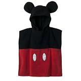Disney Mickey Mouse Hooded Bath Towel - Black