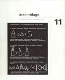 ASSEMBLAGE - A CRITICAL JOURNAL OF ARCHITECTURE AND DESIGN CULTURE: 11 - APRIL 1990