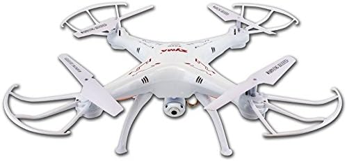 Syma x5sc 2.4G 4CH 6-Axis 2MP Professional aerial RC Helicopter Quadcopter Toys Drone With 2.0MP Camera (X5SC-White)