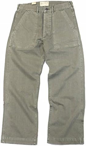 Ralph Lauren RRL Double RL Men's Military Green Icon Core Straight Utility Pants (27)