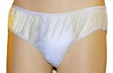 Male Brief Style Disposable Underwear - 25 Pack (Great for Travel, Spas, Hospital stays etc.) Medium