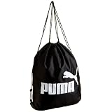 PUMA Dual Print Drawcord Bag,Black/White,one size