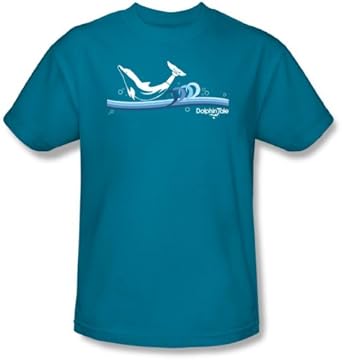 Dolphin Tale Riding the Waves T Shirt Mens Short-Sleeve T-Shirt