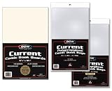 Comic Book Storage Bags and Backing Boards 100 Modern Sized