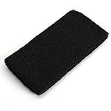 Well-Goal 1X Cotton Professional Sweatband Wristband Sweat Wrist Band Sports Yoga 6 inch