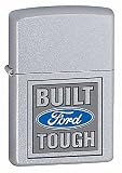 Zippo Ford Built Tough Satin Chrome Lighter, 21086
