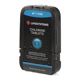 Lifesystems Chlorine Water Purification Tablets