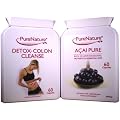 PURE BRAZILIAN ACAI BERRY 4200mg HIGH STRENGTH FAT BURNERS, WEIGHT LOSS, DIET SLIMMING PILLS + COLON CLEANSE - DETOX COMBO