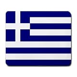 Greece Flag Mouse Pad