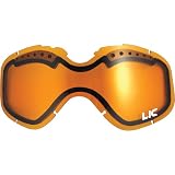 Liquid Image Summit Series Dual Replacement Lens Snow Snowmobile Eyewear Accessories w/ Free B&F Heart Sticker - Amber / One Size