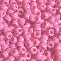 JOLLY STORE Crafts Pink Pony Beads 9x6mm 500pc
