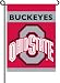 Ohio State Buckeyes 2-Sided Garden Flag Set W/ #11213 Garden Pole - NCAA