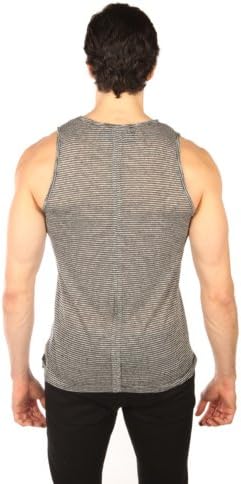 Black Hearts Brigade Bruno Striped Rocker Style Mens Tank Top Size: XL