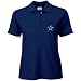 Reebok Dallas Cowboys Navy Blue Ladies Team Logo Polo