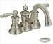 Show House by Moen Model S412: Waterhill Brushed Nickel Two Handle Lavatory Faucet wi...