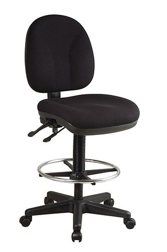 Office Star WORKSMART DC940 Deluxe Ergonomic Drafting Chair with Multi Task Control (7.5