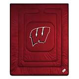 Wisconsin Badgers NCAA Locker Room Collection Bed Comforter