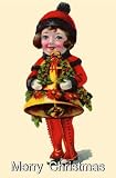 Lady Frankenstien: 16x9 Widescreen TV: Greeting Card: Merry Christmas