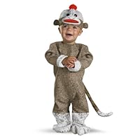 Disguise Inc All NEW Sock Monkey Baby Costume