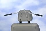 Car Seat Coat Hanger (Chrome) (13.5H x 16.5W x 3D)