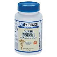 Life Extension Super Booster with Advanced K2 Complex Softgels, 60-Count