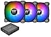 Thermaltake Pure Plus 12 RGB TT Premium Edition 120mm Software Enabled Circular 9 Controllable LEDs RGB PWM Case Radiator Fan 3Pack, TT RGB PLUS Software, AI Interactive Voice Control CL-F063-PL12SW-A