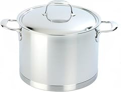 Demeyere Atlantis 8.5 Quart Deep Stockpot with Lid 