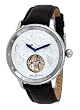 Adee Kaye #AK7116-M Men's Year of the Dragon Open Heart Skeleton Mechanical Watch