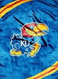 Kansas Jayhawks 60"x80" Royal Plush Raschel Throw Blanket Warm Durability Machine Washable