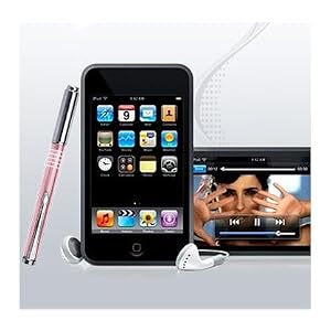 iClooly Multi Touch Stylus Pen for iPod Touch, iPhone, iPad and other Mobile Devices (2nd Version) - Pink