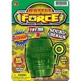 Battle Force Realistic Sounding Grenade with Pin (batteries INCLUDED)