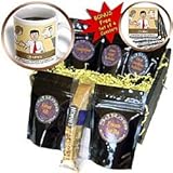 IMAGE OF Rich Diesslins Funny General Cartoons - Newscaster and Flu Shot Advisory - Coffee Gift Baskets - Coffee Gift Basket