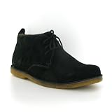 Hush Puppies Desert Black Mens Boots