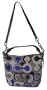 Coach Kristin Op Art Print Hobo Purse Blue Multi