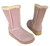 Roxy Girl Idaho Girls Pink Suede Winter Boots