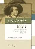 Produkt-Bild: Johann Wolfgang Goethe, Briefe: 18. September 1786 - 10. Juni 1788