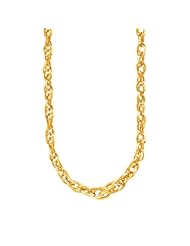 14K Yellow Gold Ornate Prince of Wales Chain Necklace