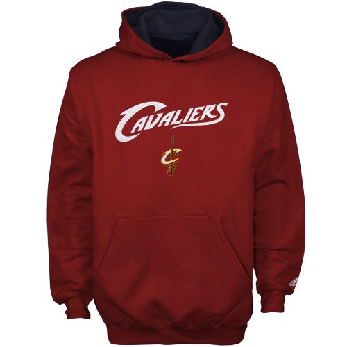 NBA Youth Cleveland Cavaliers Pullover Hoodie - R28C8Eca (Burgundy, X-Large)