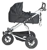 Carry Cot Double - Black (STROLLER NOT INCLUDED)