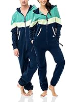 ZIPUPS Mono-Pijama Vantage (Azul / Verde Claro)