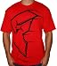 FAMOUS STARS & STRAPS Midnight Mens Logo T-Shirt Tee Top Red/Black