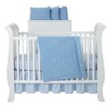 Tadpoles Soft as Pashmina 4-pc. Crib Set - Blue