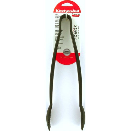 Kitchenaid Black Nylon Tongs Cooks Series