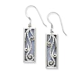 Sterling Silver Living Water Sentimental Expressions Earrings