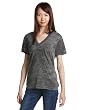 (オルタナティブ)alternative Burn out Deep V-neck w/pocket Unisex