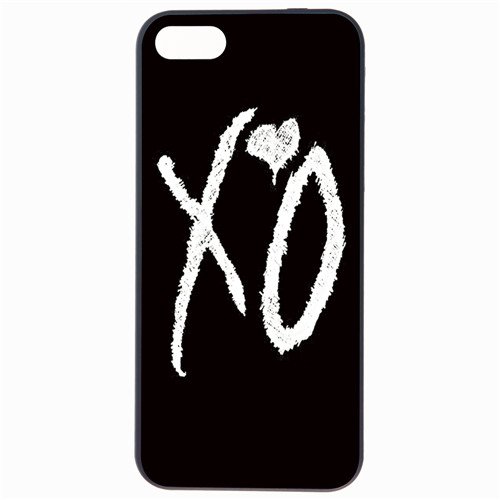 Fashion The Weeknd XO White Heart Plastic Hard Case Cover Back Skin Protector For Apple iPhone 5 5G by Alexism