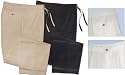 Linen Rayon Pants - Cubavera Men's Plain Front Drawstring Waistband Linen Rayon Blend Pants