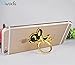 IYOYI Animal Phone Ring Holder 360 Degree Rotation Cute Phone Ring Kickstand Universal Grip Finger Stand for iPhone Samsung Smartphone (Metal Dog - Gold Black)